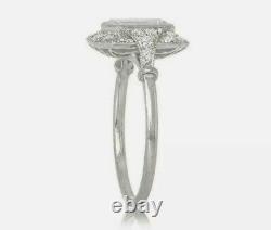 14k Gold White Fn 925 Engagement Perfect Vintage Art Deco Ring 2ct Diamond