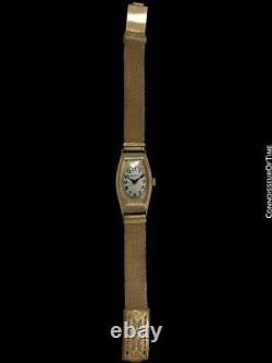 1930's Rolex Art New Womens 9k Pink Gold Rare Watch With Warranty