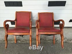 2 Lounge Chairs To Restore Style 1830 A Remake In Vintage