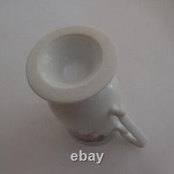 2 Mullets Coffee Cups Ceramic Porcelain Vintage Art Deco New N4212 Korea