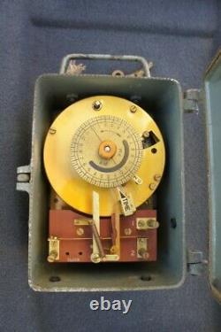 2 Old Industrial Timer Ca 1950 / 2 Vintage Timeswitches