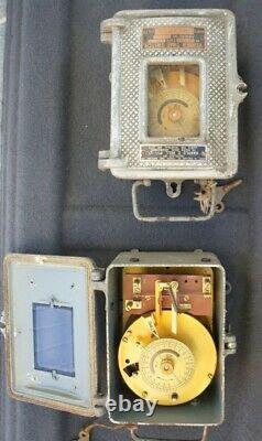 2 Old Industrial Timer Ca 1950 / 2 Vintage Timeswitches