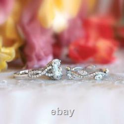2ct Diamond Princess Vintage Art Deco Vintage Engagement Ring 14k White Gold Fn