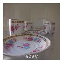 3 Cups Coffee Ceramic Porcelain Vintage Art New Decoration Design Pn France N59