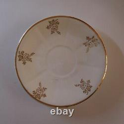 3 Saucers Opaque Earthenware Vintage Art Nouveau Digoin Sarreguemines France N6943