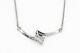 55 Pts Diamond Art Deco Vintage Value Necklace Coin In 14k White Gold