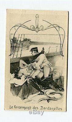 5 Postcards Vintage Erotica, Curiosa