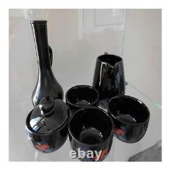 6 Ceramics Earthenware Vintage Art Nouveau Design 20th Pn France N58