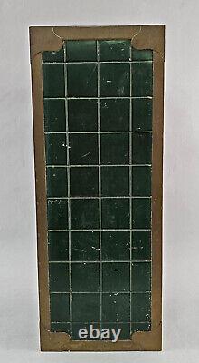 9265027 Vintage Art Nouveau Green Metal Umbrella Stand 24x24x60cm