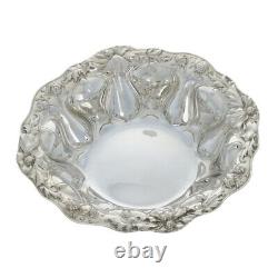 Alvin Art Nouveau Floral Sterling Silver 925 Vintage Service Bowl 2580