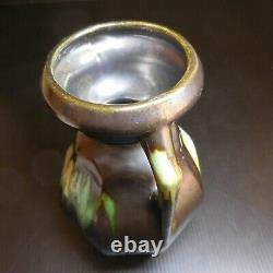 Amphora Vase Ceramic Pottery Handmade New Vintage Art Deco Belgium N6357