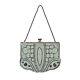 Ancient Art Nouveau Evening Bag With Vintage 1910s Bead Embroidery