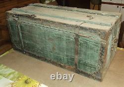 Ancient Box Malle Botteront Travel Vintage Wood Retro 1900.72 X 33 X 32 CM