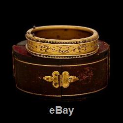 Antique Vintage Art Nouveau 14k Gold Filled Gf Etruscan Wedding Bracelet