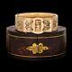 Antique Vintage Art Nouveau 14k Gold Filled Gf Size Savings Wedding Bracelet