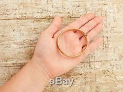 Antique Vintage Art Nouveau 18k Rose Gold Wedding Bracelet Hinge Chassé