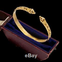 Antique Vintage New 14ct Rose Gold Arts & Crafts Floral Wedding Bracelet