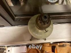 Antique Vintage Oil Lamp Empty To Restore Rinceaux Shell Art Nouveau