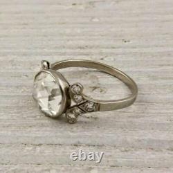 Art Deco 2.50ct Round Diamond 925 Silver Vintage Engagement Ring