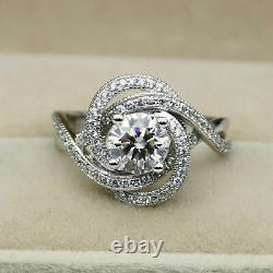 Art Deco Vintage Engagement Engagement Ring With Round Diamond Of
