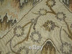 Art Nouveau Curtain Old Fabric Wall Hanging Tapestry Deco Vintage 120x240cms