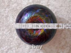 Art Nouveau Style Vintage Iridescent Lustre Handmade Glass Vase Design