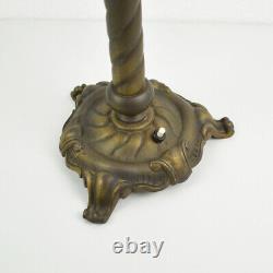 Art Nouveau Table Lamp Brass Vintage Old Socket