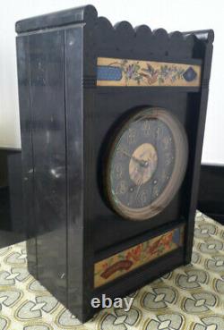 Art Nouveau Turn-of-Century American Vintage Clock by Camerden Forster New York