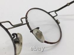Arte True Vintage Glasses 5025 Round Circle Bariole Grey Watermark 1980er Medium