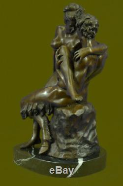 Austrian Bronze Erotic Demon Satyr Sculpture Figurine Vintage Art