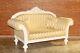Baroque Sofa Chair Upholstered Furniture Massif Old Style Vintage Art White
