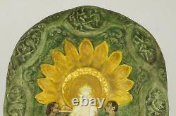 Bas Relief 1910 Ceramic Lachenal Art Nouveau, Ceramic Vintage, Pottery Art Deco