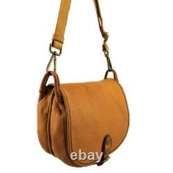 Bayside Shoulder Bag With Vintage Leather Lamb Made In Italy Art. Bs 607