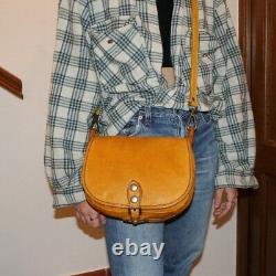 Bayside Shoulder Bag With Vintage Leather Lamb Made In Italy Art. Bs 607
