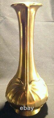 Bronze Art Nouveau Vintage Vase 1900-1940