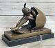 Bruno Zach Erotica Art Deco Style Art Nouveau Bronze Sculpture Vintage Sale