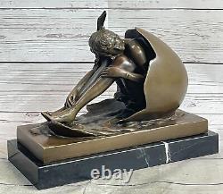 Bruno Zach Erotica Art Deco Style Art Nouveau Bronze Sculpture Vintage Sale