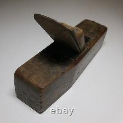 Carpenter's Rabot Cabinetmaker Oak Steel Vintage Tool 1920 Handmade France N6482