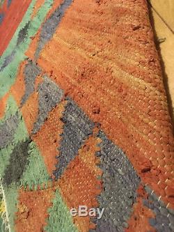 Carpets Handmade Geometric Patterns. East. Vintage