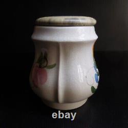 Ceramic Pottery Vintage Salt Art Nouveau Handmade Kitchen Table N7400