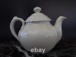 Ceramic porcelain teapot B&C Limoges vintage art nouveau signature PN France