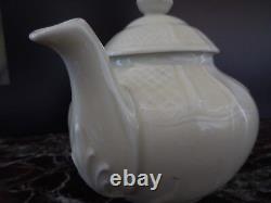 Ceramic porcelain teapot B&C Limoges vintage art nouveau signature PN France