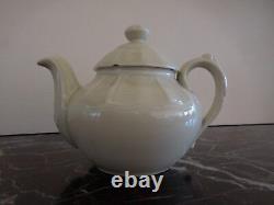 Ceramic porcelain teapot B&C Limoges vintage art nouveau signature PN France