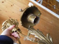 Chandelier Hanging Lamp Lamp Bronze Bronze Vintage Style Art Nouveau