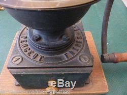 Coffee Grinder Counter Peugeot Freres N ° 1 A / Vintage / Industrial