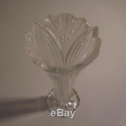 Crystal Glass Vase Vase Twentieth Vintage Design Art Deco New Pn N2816 France
