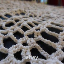 Doily Handmade In Cotton Crochet Vintage Art New Lorraine France