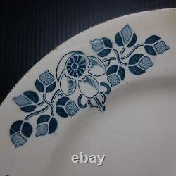 Flat ceramic plate vintage art nouveau 1920 CELL ONGC France N6715