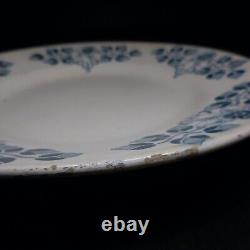 Flat ceramic plate vintage art nouveau 1920 CELL ONGC France N6715