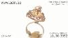 Gold Art Nouveau Ring Made In France The Nursery Of Art New Style Inventory Number 10130 3952
